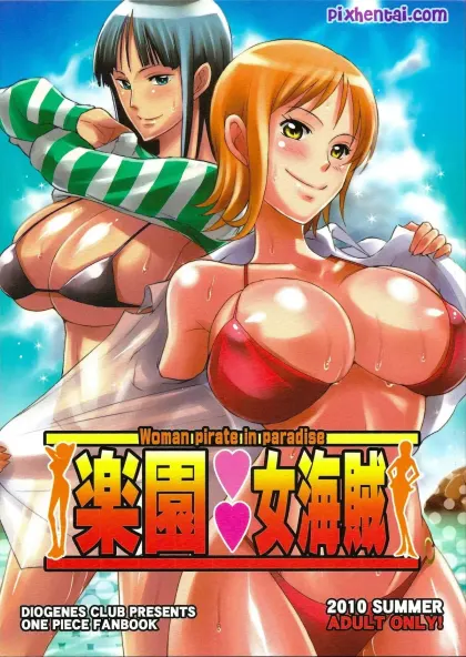 ONE PIECE – Nami dan Nico Robin Ngesex di Pulau Spa